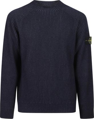 Stone Island Two-Tone Vanis&eacute; Kasjmier Trui - Heren - Truien - Blauw - Maat: L Kasjmier