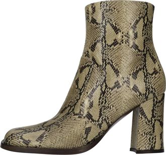 Chie Mihara Python-print leren enkellaarsjes - Dames - Schoenen - Veelkleurig - Maat: 40 EU Leer