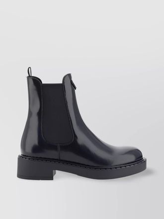 Prada leather ankle boots