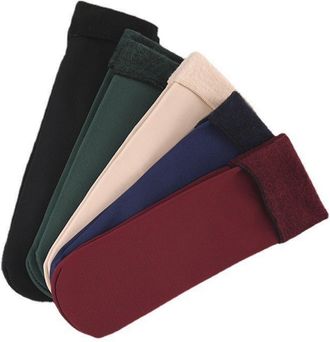 Generic Super Plush & Thermal Socks | Your Cuddly Companions for Winter - Thickened Soft Velvet Socks with Ultra-Warm Lining (5PCS-A)