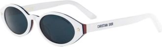 Dior Ladies Black Oval Sunglasses DIORPACIFICR1F 50B0