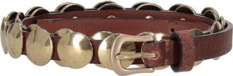 Golden Goose Brown Studded Belt
