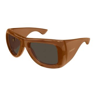 Saint Laurent Howl Sunglasses - unisex - Saint Laurent - Sunglasses - Brown - 61 MM - Accessories