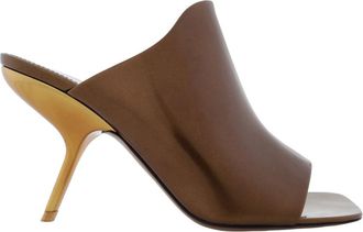 Ferragamo Era Patent Leather Mules, Size 7 C