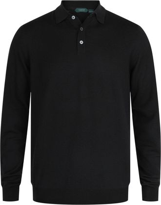 Slowear Zanone Flex Wool Slim-Fit Polo