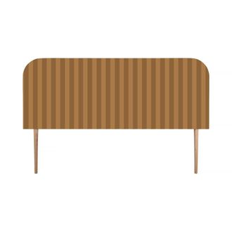 Really Nice Things Cabecero tapizado terciopelo a rayas 160x97cm
