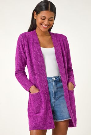 Roman Textured Pocket Cardigan