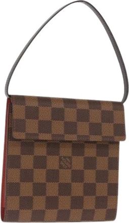 Louis Vuitton Pre-owned Canvas Schoudertas - Dames - Vintage Schoudertas - Bruin - ONE Size - Vintage