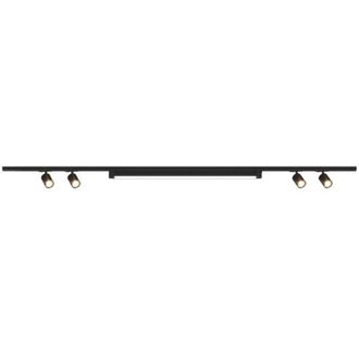 Top-Light Top-light - Binario top light mono mixkit 200 n ne gu10 led modulo integrato 4000k lampada soffitto faretti yari orientabili moderno