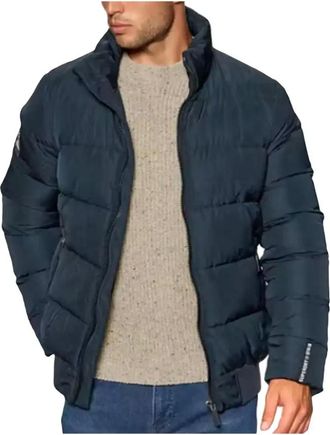 Superdry Uomo, Giacche, Blu, S, new