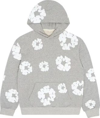 Denim Tears Cotton Wreath Hoodie Grey 301-070-30