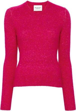 Isabel Marant Trui met ronde hals - Dames - Ronde hals truien - Roze - XS - Truien & Vesten