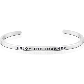 Mantra Enjoy the Journey bracelet in Silver at Nordstrom