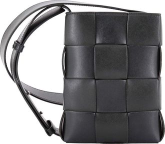 Bottega Veneta Cassette Phone Holder Crossbody Bag Maxi Intrecciato (Authentic Pre-Loved)