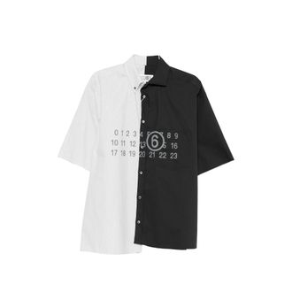 Maison Margiela Striped Panelled Shirt