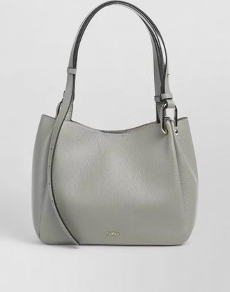 Furla medium grained leather shoulder bag