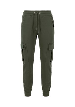Alpha Industries Jogginghose ALPHA INDUSTRIES Terry Jogger, Herren, Gr. XXL, Normalgr&ouml;ssen, gr&uuml;n (schwarz olive), Obermaterial: 80% Baumwolle, 20% Polyester, Hosen Jog