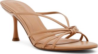 Steve Madden Edna Slide Sandal in Tan Leather at Nordstrom, Size 7.5