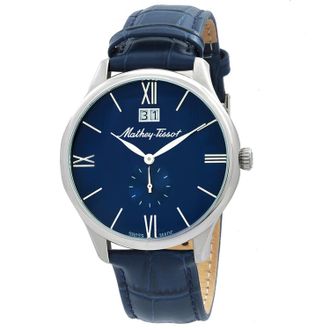 Mathey-Tissot Mens Edmond Blue Dial Watch