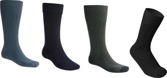 Bridgedale 12 Pairs of Pathfinder Bridgedale Original Blaxnit Quality Socks Size6-10 or Size9-12 Warm Winter Socks with Cushioned Sole (9-12, Assorted 4 Colours 