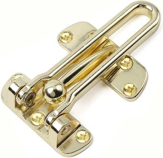 OEM Limitador De Puerta Antirrobo, Tope De Cerradura De Seguridad Para Ni&ntilde;os, Barra Oscilante, Dorado