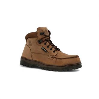 Rocky Mens Outback Gore-Tex Waterproof Steel Toe Work Boot - Medium Width In Brown