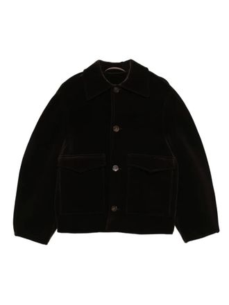 Séfr Ronda pocket jacket - women - Polyamide/Modal - S - Brown