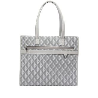 Dior Pre-owned Dior Large CD Diamond Coated Canvas Safari Tote Ladies FWM1JQ2FKUV6CAZA