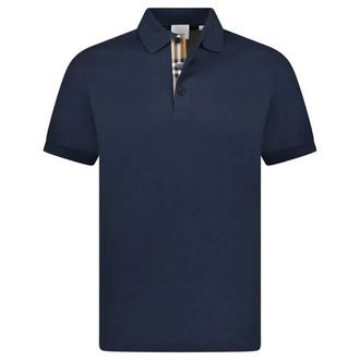Burberry Mens Hartford Polo Shirt - Navy Black - Size Medium