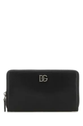 Dolce & Gabbana Vitello Leather Wallet - Black