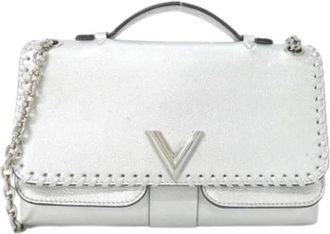 Louis Vuitton Pre-owned Handbags, female, Gray, Size: ONE SIZE Pre-owned Vintage Shoulder Bag