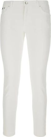 Dolce & Gabbana Five-pocket Skinny Jeans - Dames - Skinny Jeans - Wit - L - Katoen - Jeans