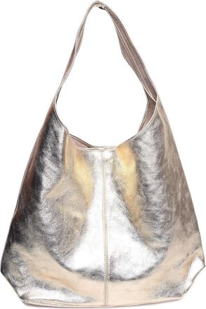 Luisa Vannini Goud Rundleer Tas