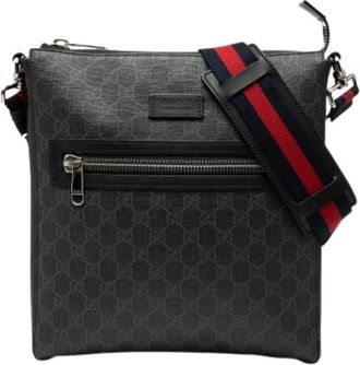 Gucci Pre-owned Cross Body Bags, female, Black, Size: ONE SIZE Pre-owned Vintage Crossbody Bag
