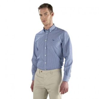 Harmont & Blaine Casual overhemd - Heren - Casual Overhemden - Blauw - 2XL - Katoen - Overhemden