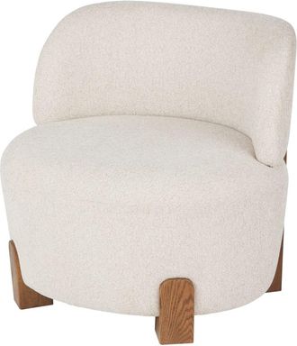 Maisons du monde Sill&oacute;n de tela beige