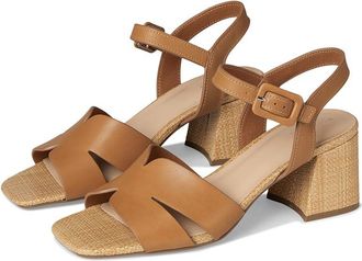 Rockport Georje Womens Wedge Shoes Brown Leather : 7.5 M (B)