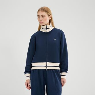 Ellesse Trainingsjacke ELLESSE, Damen, Gr. 34, navy, Obermaterial: 80% Baumwolle, 20% Polyester, Jacken Trainingsjacke, f&uuml;r Erwachsene, aus Baumwolle und Poly