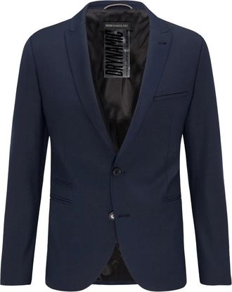 Drykorn Irving_Sk Blazer - Heren - Blazers - Blauw - XS - Wol - Jassen