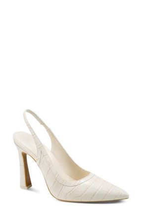DKNY Cinette Slingback Pointed Toe Pump in Coconut at Nordstrom, Size 7.5
