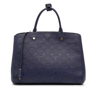 Louis Vuitton Pre-owned Montaigne MM - - Pre-owned - Donna - Blu - ONE SIZE