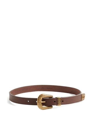 Valentino Garavani Vlogo Signature Leather Belt