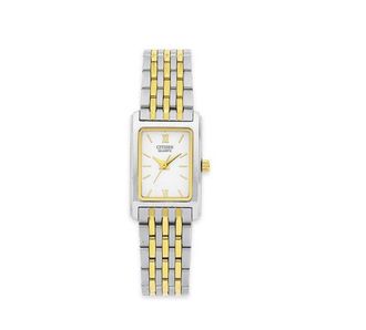 Citizen Quartz White Dial Two-tone Ladies Watch EJ5854-56A