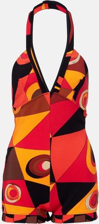 Pucci Occhi halterneck jersey romper