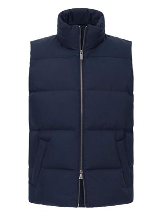 Boggi Milano padded goose-down gilet - men - Fabric - S - Blue