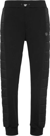 Philipp Plein Puffered Joggingbroek - Heren - Sweatpants - Zwart - 2XL - Katoen - Broeken