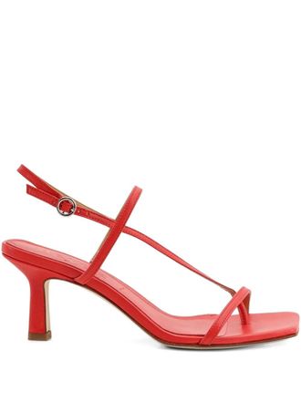 Aeyde Elise heeled sandals - Red