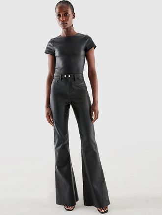 AS by DF Brando Stretch Leather Tee