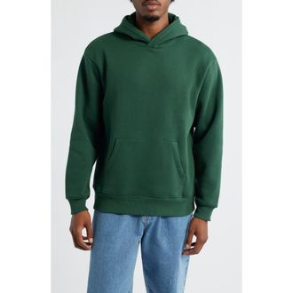 BP. Fleece Hoodie in Green Pinecone at Nordstrom, Size Small