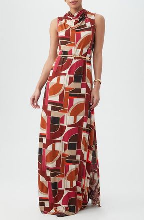 Trina Turk Kia Maxi Dress in Red Multi at Nordstrom Rack, Size X-Small